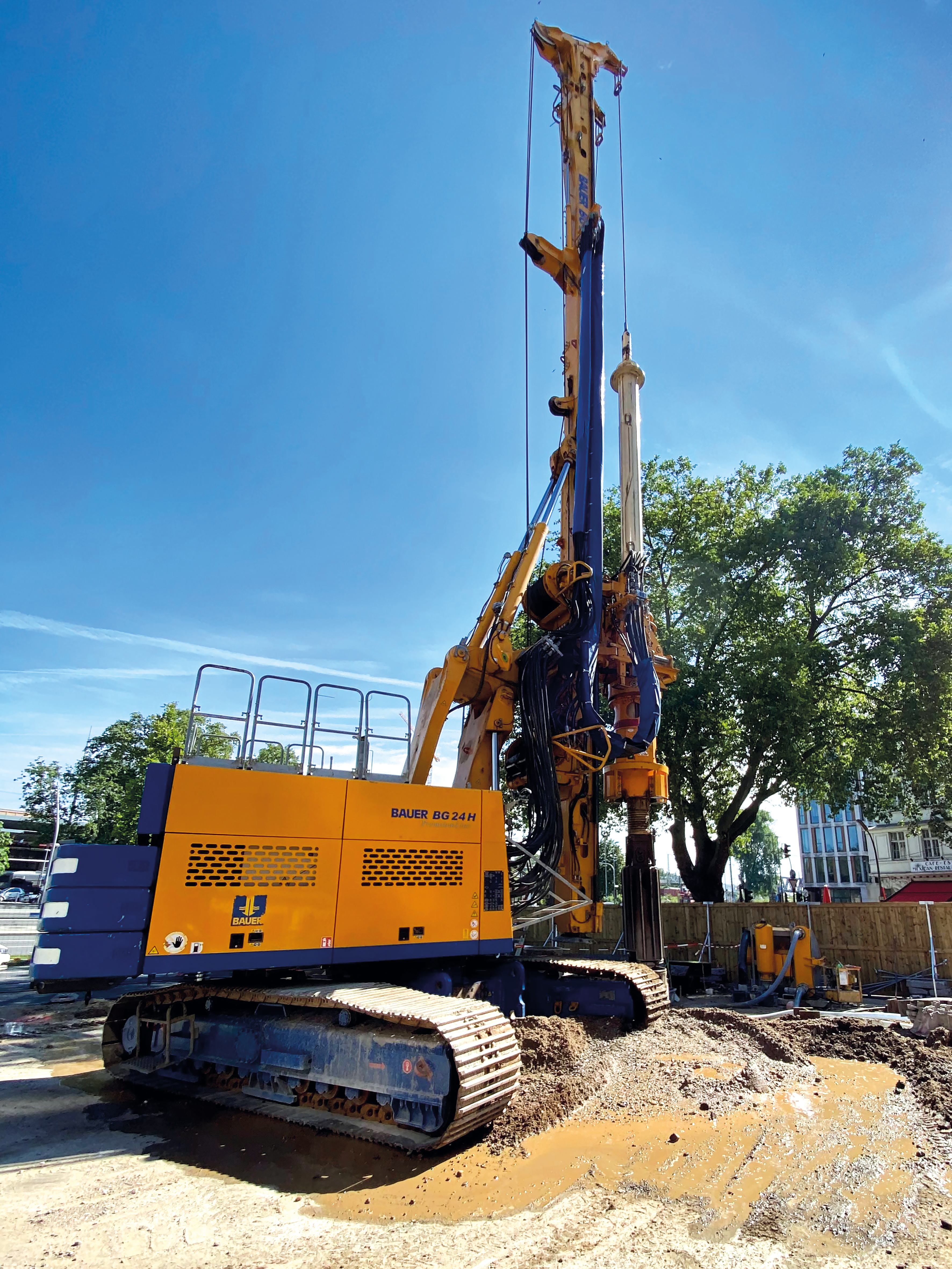 Bauer Spezialtiefbau nvolved in construction of the LVR building in Cologne-Deutz