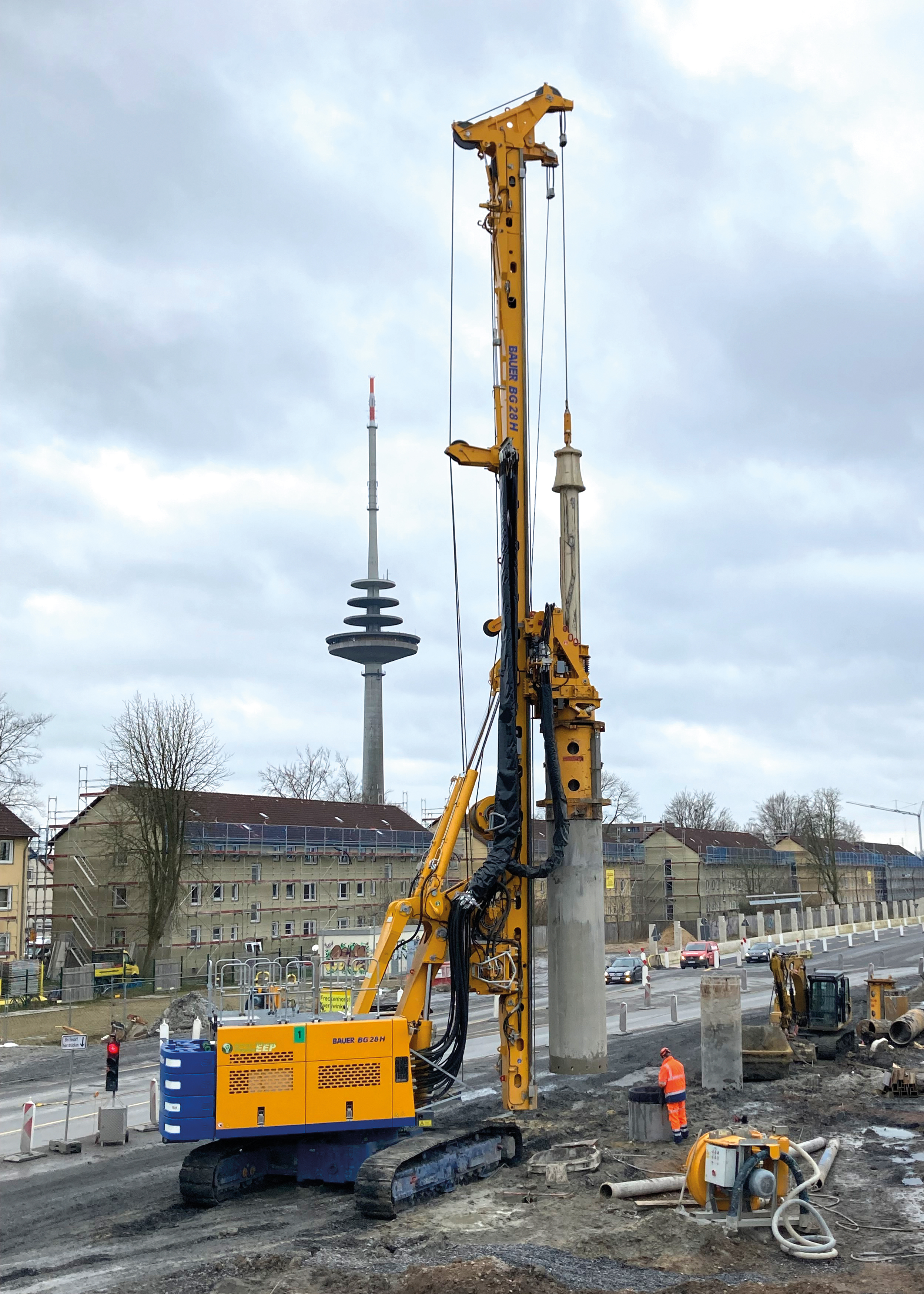 Bauer executes piling works for bypass road in Münster