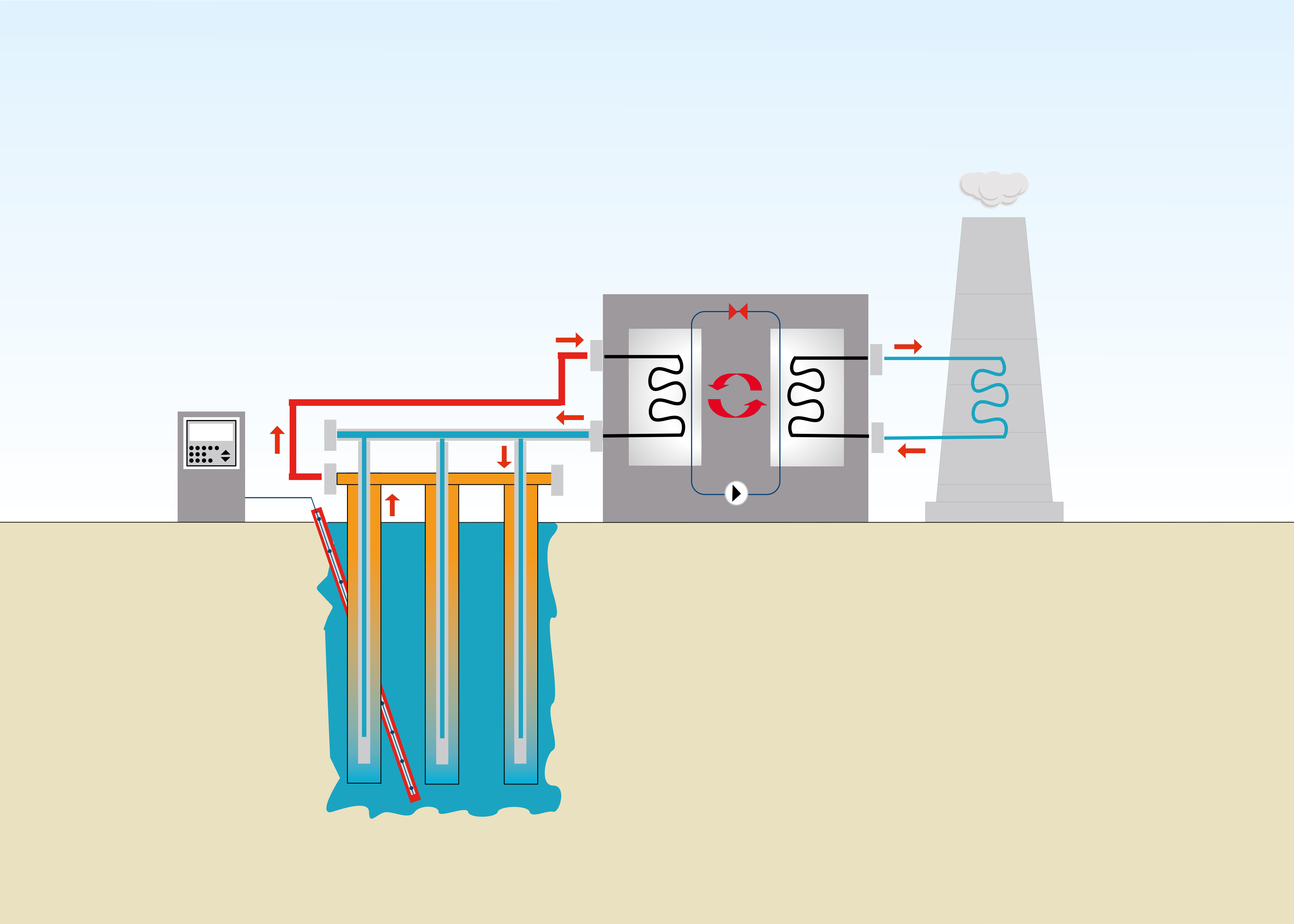 Method sketch of Brine Freezing from Bauer Spezialtiefbau
