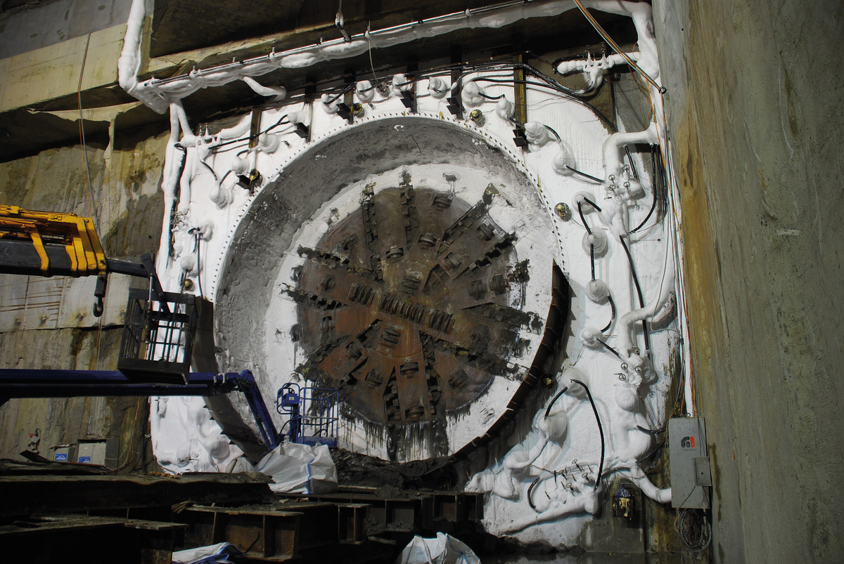 Bauer Spezialtiefbau using the nitrogen method