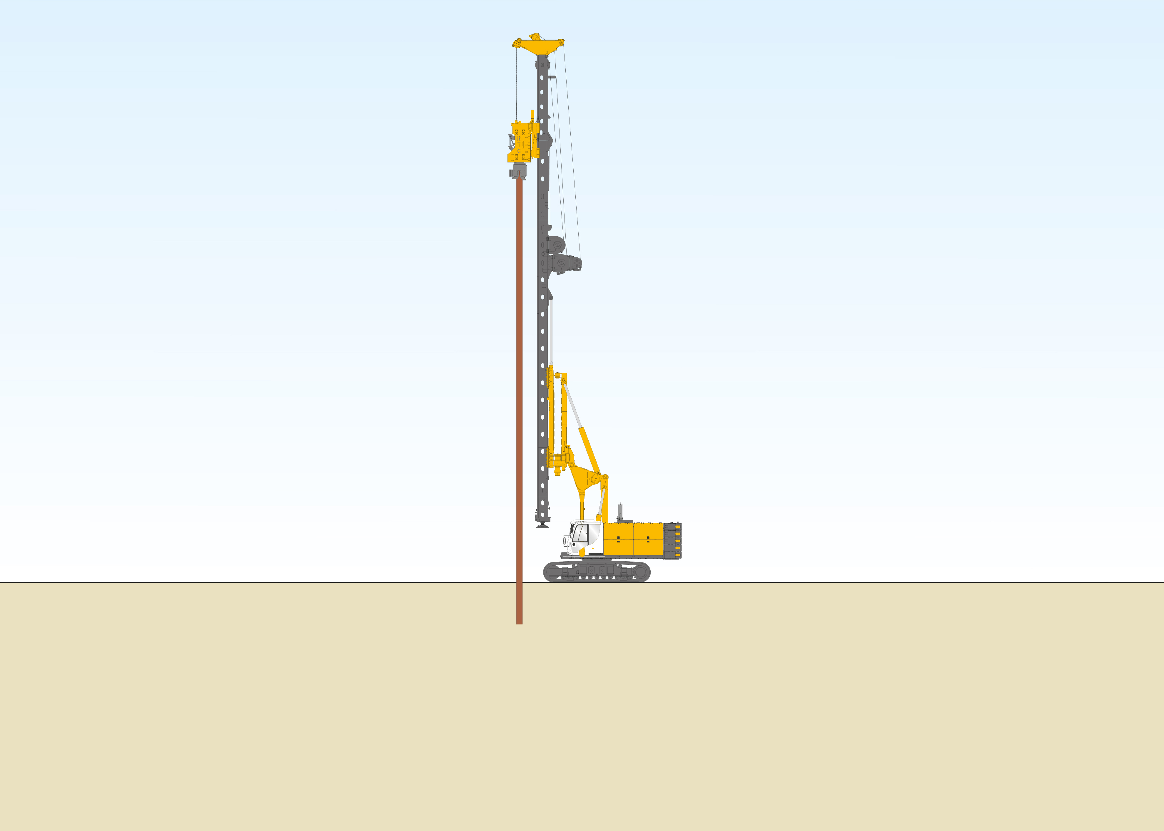 Method sketch of High-frequency Vibration from Bauer Spezialtiefbau