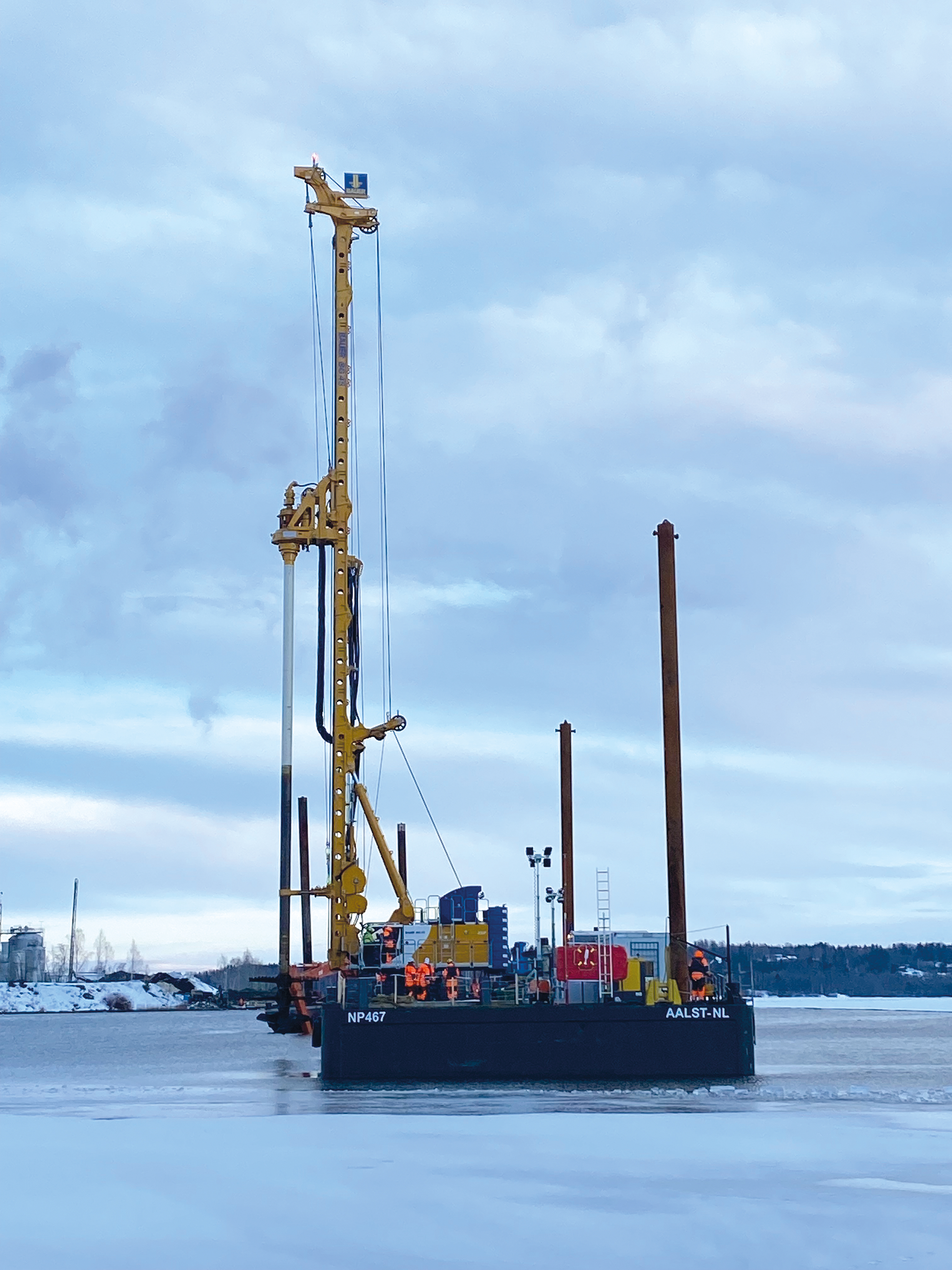 Use of the single-column mixing method in Sweden by Bauer Spezialtiefbau