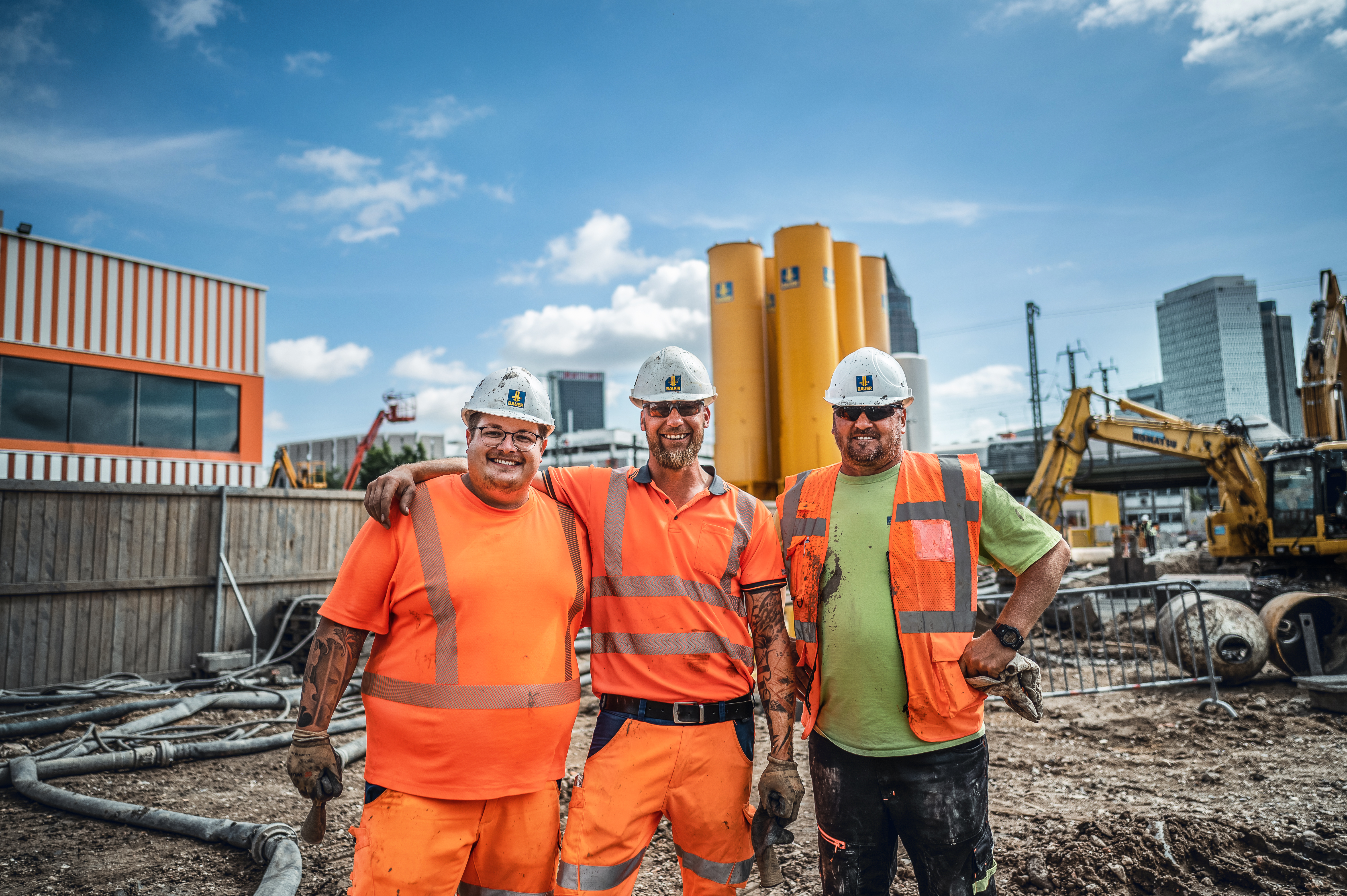 Strong together - Employees of Bauer Spezialtiefbau