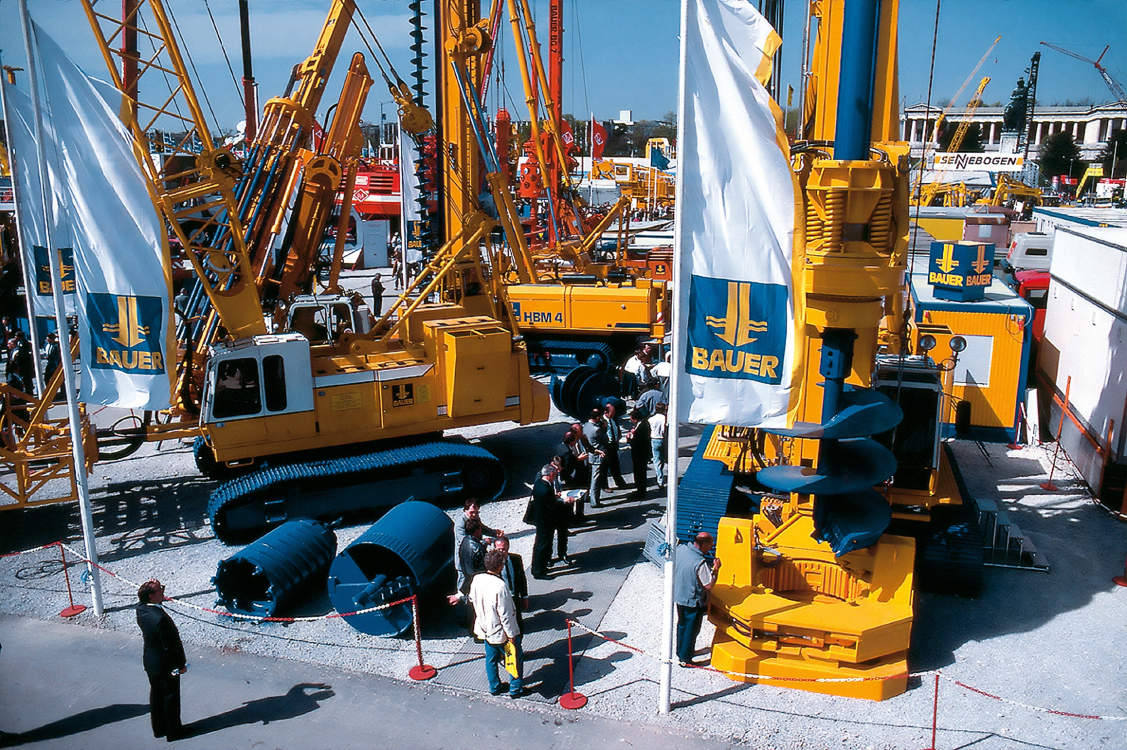 Bauer at Bauma 1989