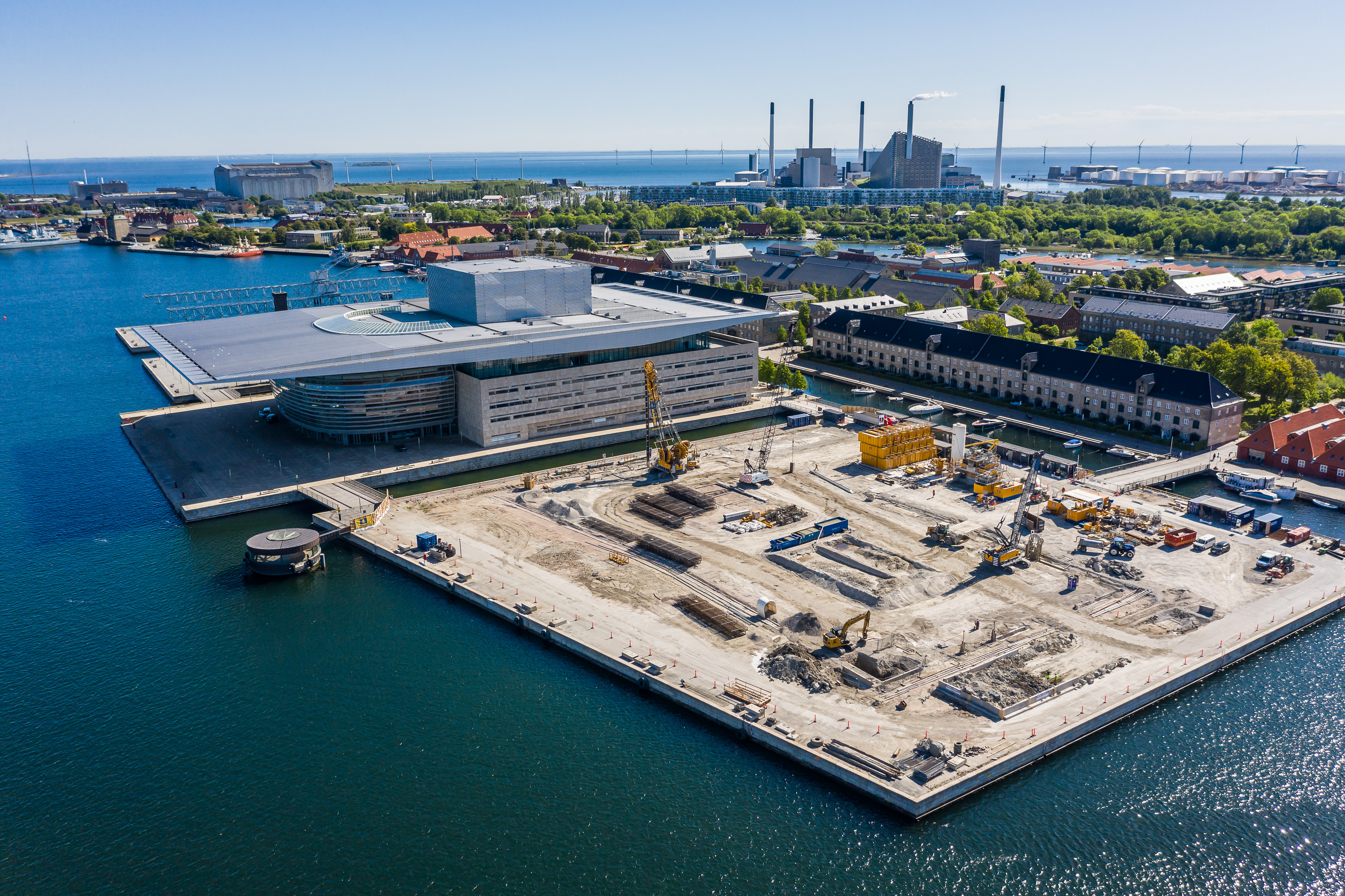 Bauvorhaben in direkter Nachbarschaft zur königlichen Oper in Kopenhagen von Bauer Spezialtiefbau 