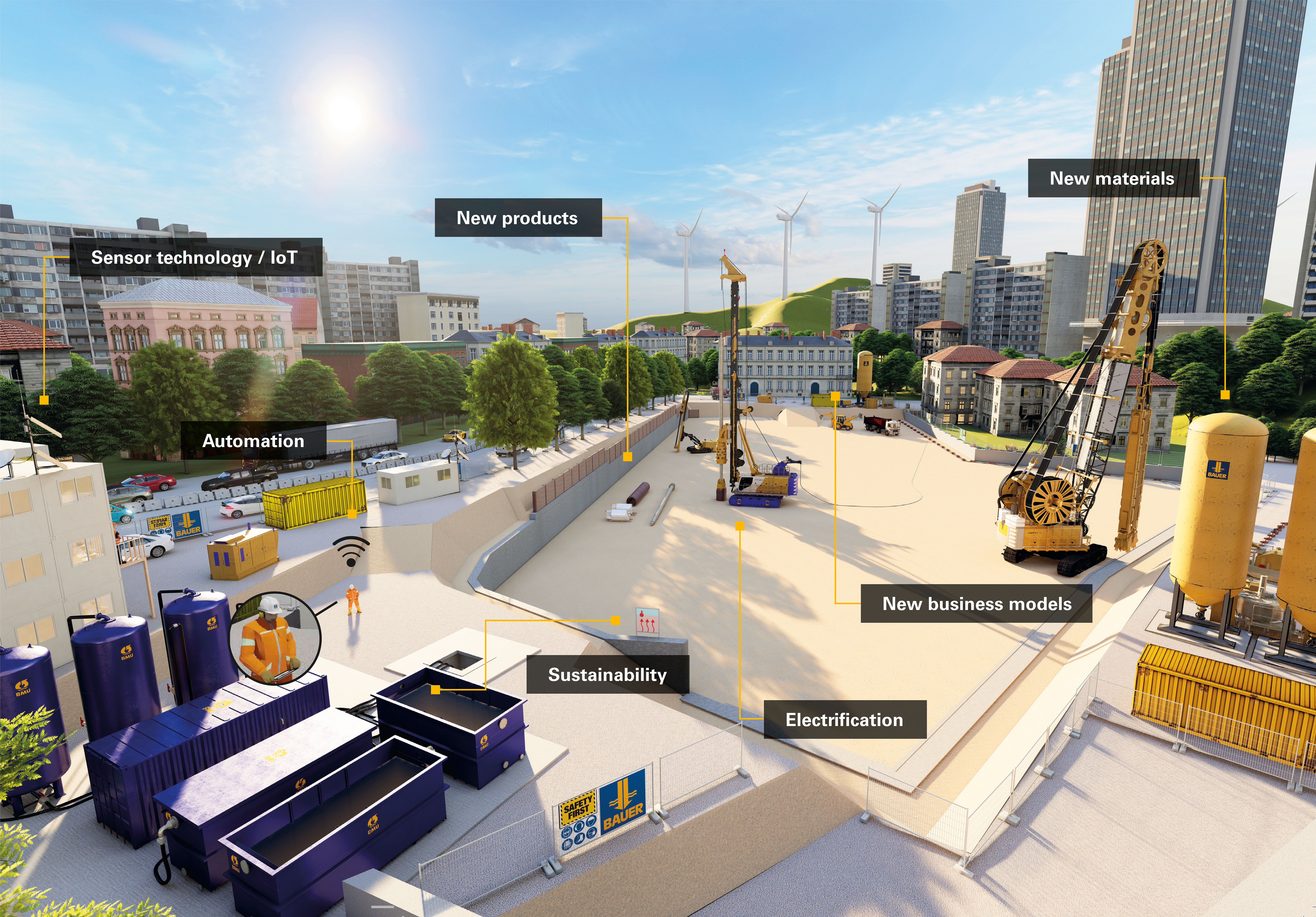 Overview of innovations from Bauer Spezialtiefbau