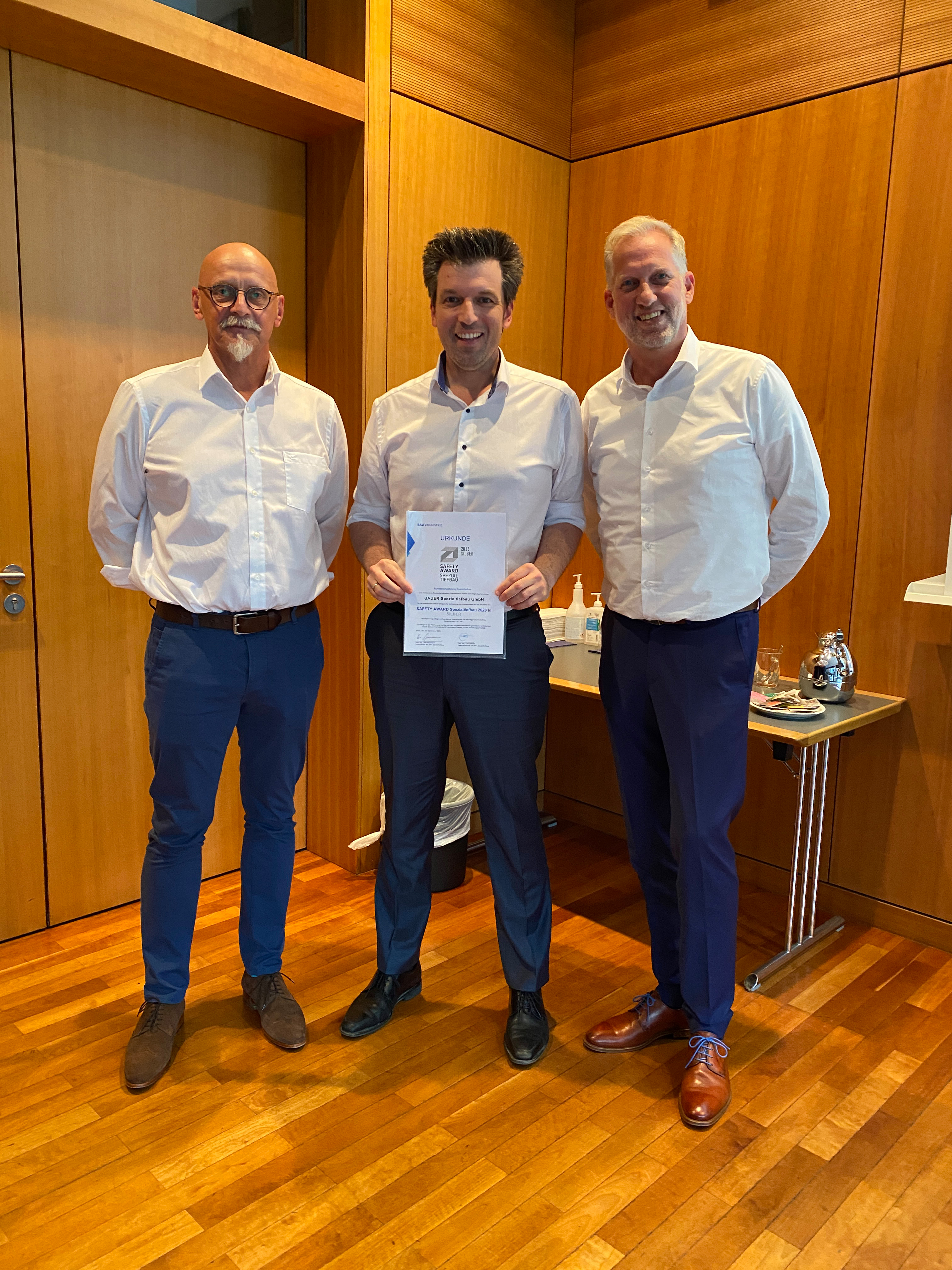Bauer Spezialtiefbau GmbH wins silver SAFETY AWARD