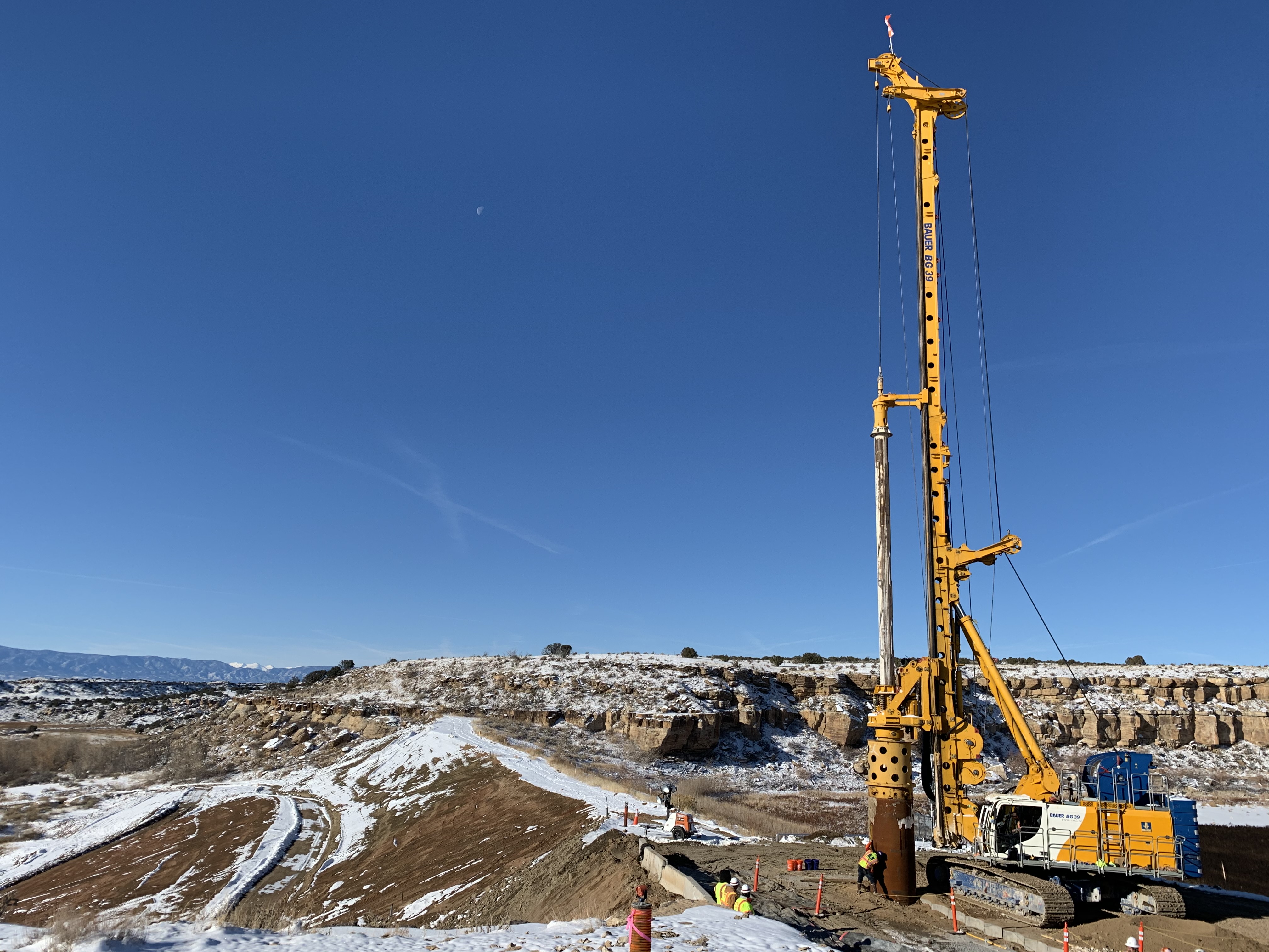 Dam rehabilitation for Teller Dam in Colorado by Bauer Spezialtiefbau