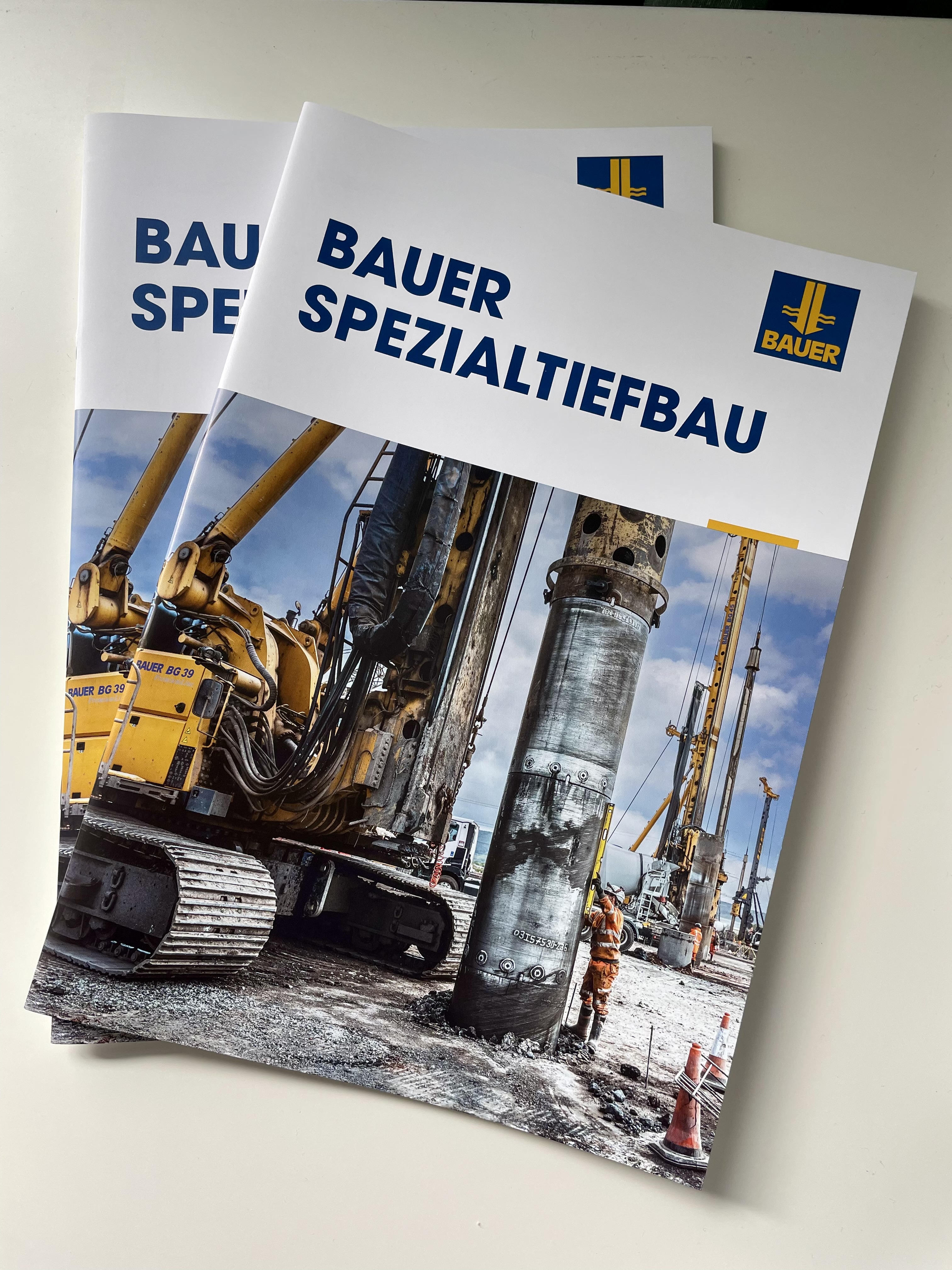 Broschüren von Bauer Spezialtiefbau