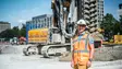 Projektleiter Michael Doll sorgt für gute Planung und Organisation auf der Baustelle in München von Bauer Spezialtiefbau