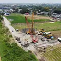 Foundation work for Hermosa-San José transmission line by Bauer Spezialtiefbau