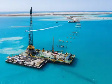 Megaprojekt Red Sea Islands in Saudi Arabien von Bauer Spezialtiefbau