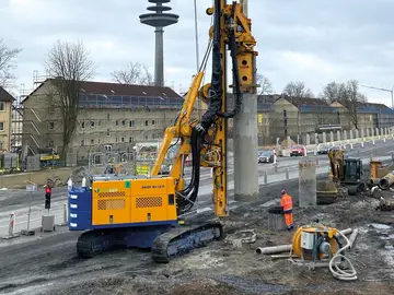 Bauer executes piling works for bypass road in Münster