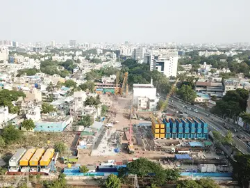 Bauer Spezialtiefbau am Metroausbau in Chennai, Indien beteiligt