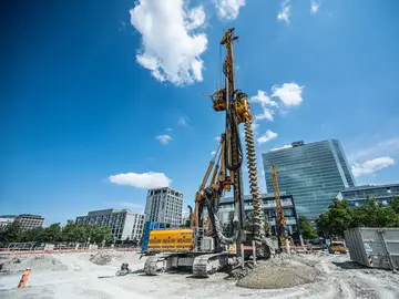 Bauvorhaben Parkstadt Schwabing in München von Bauer Spezialtiefbau 