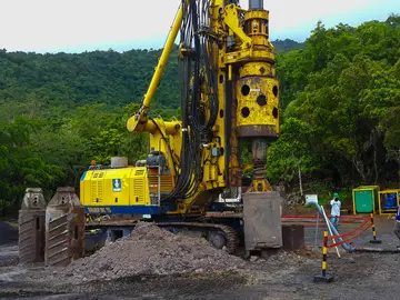 Bauer Philippines carried out drilling work for the Mt. Malinao Project