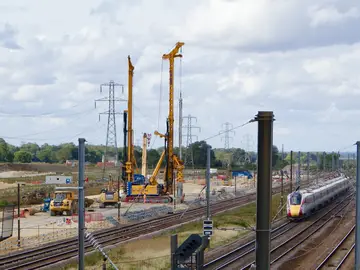 Foundation work for Werrington Grade Separation of Bauer Technologies