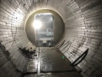 The twin tunnels were constructed using Tunnel Boring method with 2 Tunnel Boring Machines