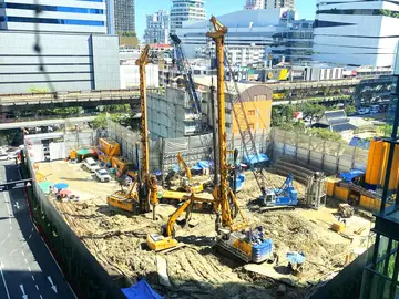 Thai Bauer executed foundation work for Benchasiri Alliance Hotel Project.