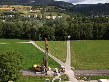 Projekt Schweiz Couvet-Môtiers Bauer Spezialtiefbau Schweiz