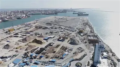 Überblick über das Bauvorhaben Hafen Alexandria von Bauer Spezialtiefbau    