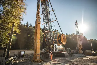 Dichtwandarbeiten für Rosshaupten Damm von Bauer Spezialtiefbau