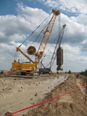 Die Errichtung des Wasserkraftwerks Site C von Bauer Spezialtiefbau