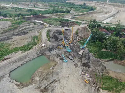 Semantok Dam Project in Indonesia by Bauer Spezialtiefbau