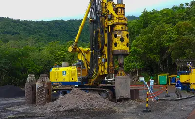 Bauer Philippines carried out drilling work for the Mt. Malinao Project