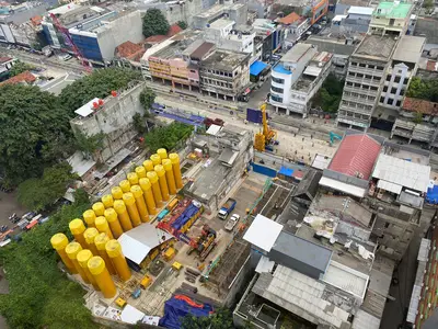  Bau der ersten U-Bahn-Linie Indonesiens durch Bauer Spezialtiefbau