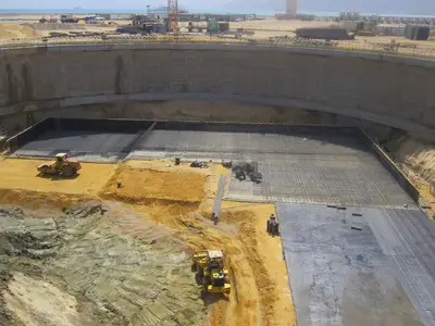 Bauer Egypt executed significant diaphragm wall works as part of this power plant development