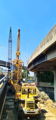 Foundation Work at Rama 3 Outer Ring Road by Thai Bauer