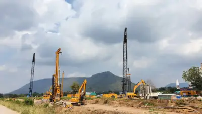 High Speed Rail Project in Nakon Ratchasima by Thai Bauer