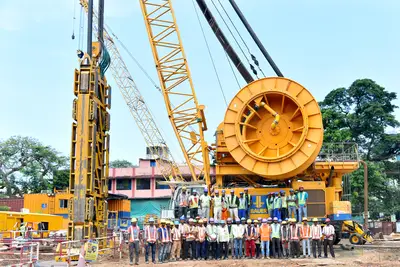 Team of Bauer India at Chetpet Station Project in Chennai