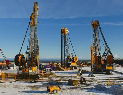 Bauer Spezialtiefbau employs large equipment at Woodsmith Mine in England