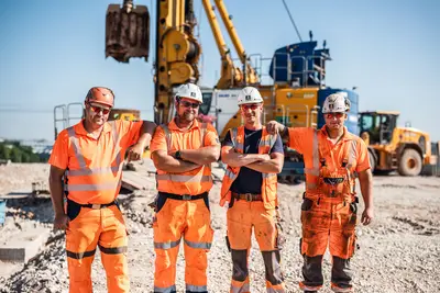 A strong team on the Kriegenbrunn Lock project by Bauer Spezialtiefbau