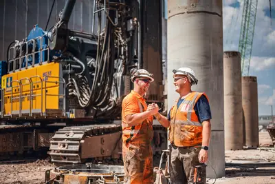 Real teamwork on the Kriegenbrunn Lock project by Bauer Spezialtiefbau