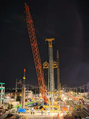 The Construction of DW & KP for the metro manila subway project